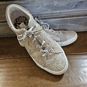 Vintage Havana Glitter Beige Sneakers